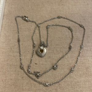 Judith Ripka necklace with detachable charm